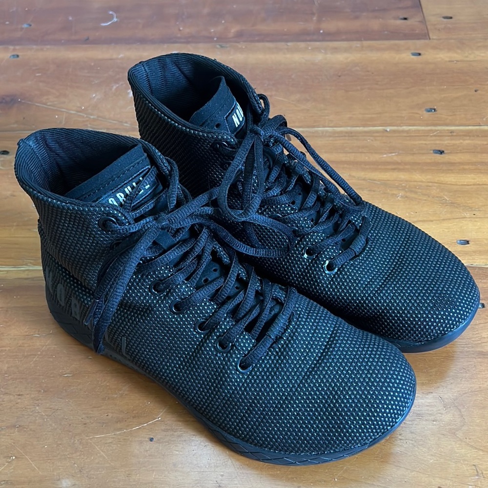 NoBull high top black trainer - women size 8.5